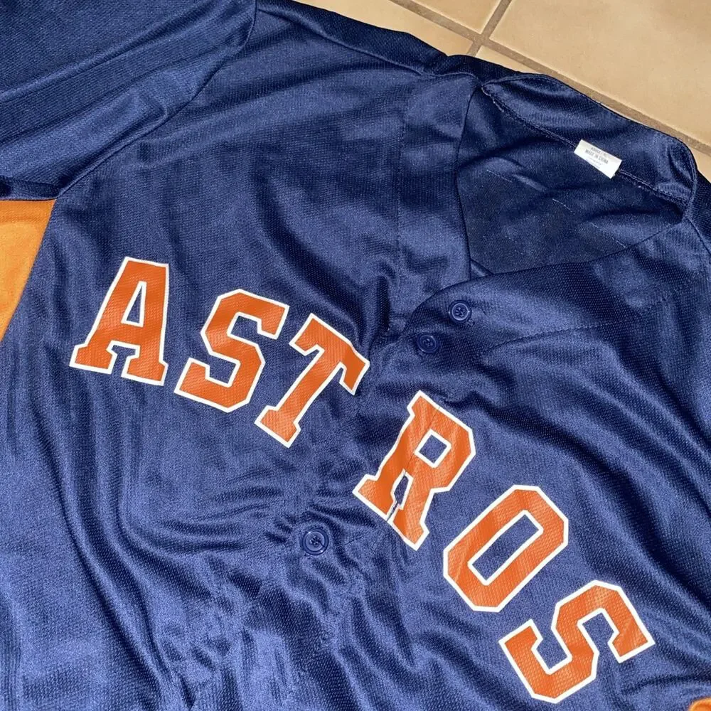 Lance McCullers Jersey Adult XL Blue Houston Astros MLB #43 Baseball Sportswear